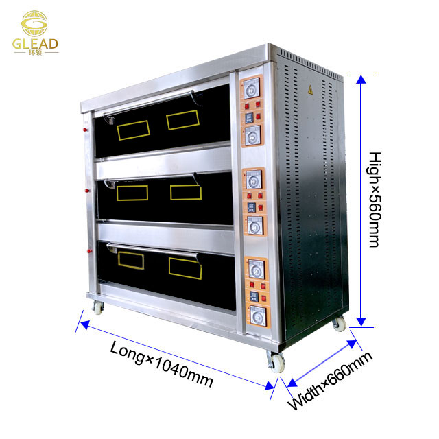 베이커리 전문 인 을 위한 내구성 있는 상용 베이킹 오븐 으로 힘 없이 구워라 0