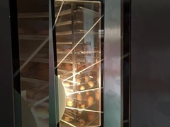 식료품 생산을 굽기 위한 오븐 가스 로터리 오븐을 굽는 전기 32 트레이 빵