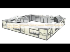 산업용 접객 설비를 위한 현대적인 식사 기기 최고의 원자재 선택