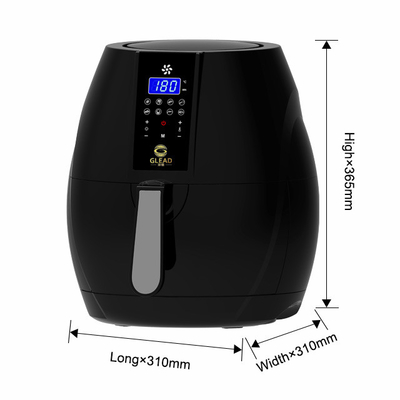 검은색 1200W 부엌 요리 장비 고성능 공기 프라이어
