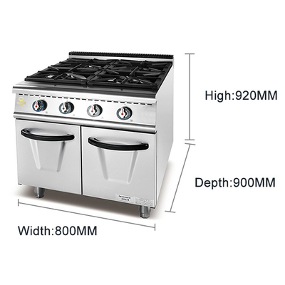 가스 레스토랑 오븐 코커 GL-RS-4H 내부 차원 568x590x270 4.15/5.85Kg/h 소비