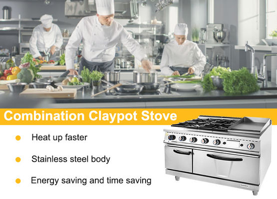 중용 상업용 주방 요리 장비 - NG/LPG 3.95/5.66Kg/h R13/4 가스 연결