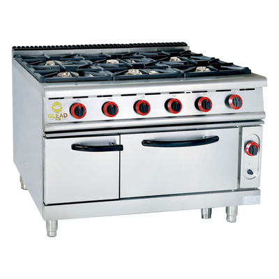 스테인레스 스틸 가스 레스토랑 요리 장비 GL-RS-4G 192kg 무게 3.95/5.66Kg/h 소비