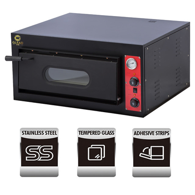 생산성 상업용 스테인레스 스틸 베이킹 장비 전기 오븐 380V 4.2KW