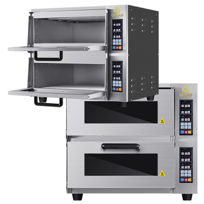 전기 피자 / 빵 베이킹 기계 생산성 5kw 상업 오븐 ~ 220-240V 50HZ