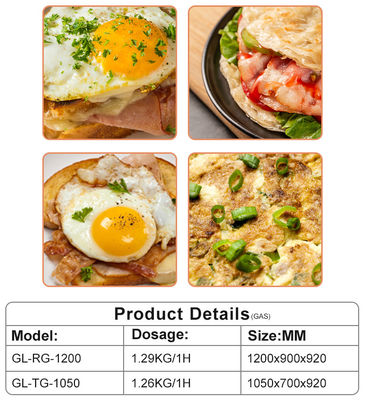 상업용 가스 레스토랑 요리 장비 GL-RG-1200 R13/4 가스 연결과 함께 18 전력 LPG/NG