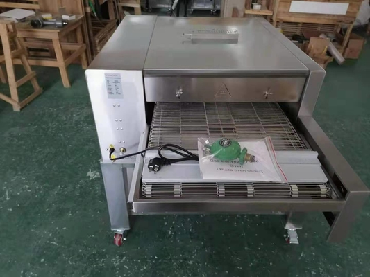 피자 베이킹 오븐 스테인리스 스틸 가스 장비 220V 0.1kw 전력