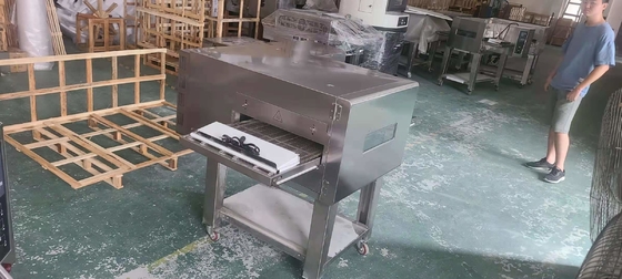 대리석 기반 가스 상업적 베이킹 장비 3N-380V/50Hz 컨베이어 오븐 0-400.C 온도