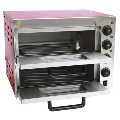 전기 상용 베이킹 오븐 대리석 / 스테인리스 스틸 기본 3kw 전력 0-350 °C 온도