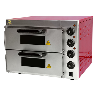 전기 상용 베이킹 오븐 대리석 / 스테인리스 스틸 기본 3kw 전력 0-350 °C 온도
