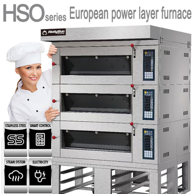 상업용 베이킹 오븐 / 상업용 베이킹 장비 전기 6 트레이 오븐 380V 20.7kw 전력 A 등급