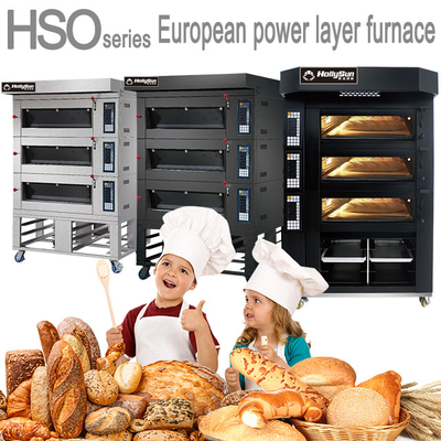 용량 전기 피자 베이킹 오븐 20.7kw 상업용 장비 6 대 380V 50HZ