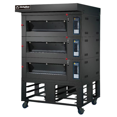 용량 전기 피자 베이킹 오븐 20.7kw 상업용 장비 6 대 380V 50HZ