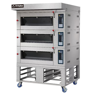 용량 전기 피자 베이킹 오븐 20.7kw 상업용 장비 6 대 380V 50HZ