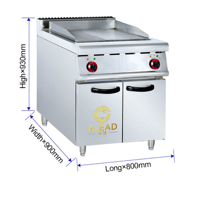 12.5kw 전기 레스토랑 요리 장비 220V-380V/50hz-60hz 전압 214kg 무게