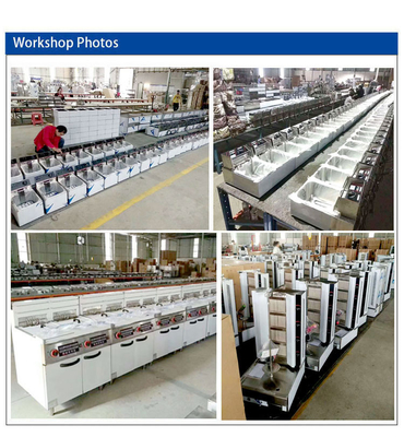 12.5kw 전기 레스토랑 요리 장비 220V-380V/50hz-60hz 전압 214kg 무게