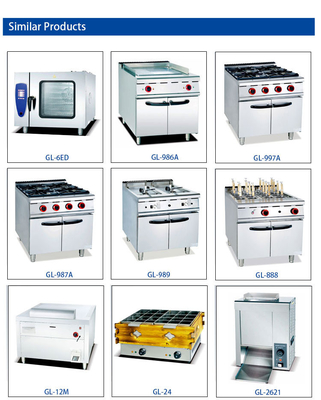 스테인리스 스틸 GL RGE R 220V ~ 380V 전력으로 전기 레스토랑 요리 장비