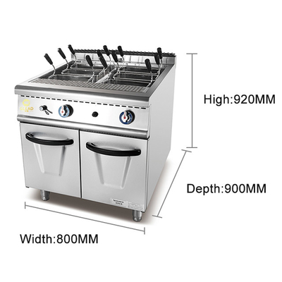 GL-RM-6 LPG/NG 전원 공급과 340x550x270/30x2L 탱크 크기와 레스토랑 요리 장비