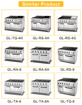800×900×850 70 전기 공급 장치 LPG/NG 24와 함께 상업용 주방 요리 장비