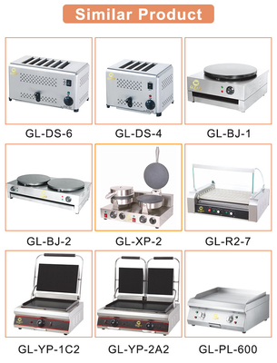 가스 소비 LPG/NG 180Kg 레스토랑 요리 장비에 1.29/1.92Kg/h