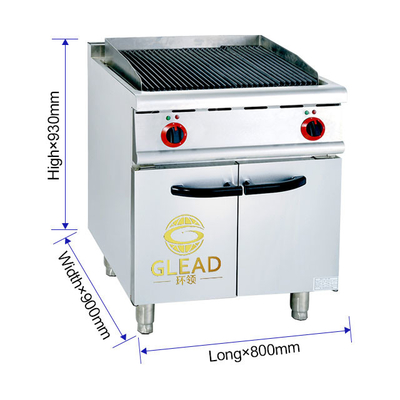 17 LPG/NG GL RH 가스 그릴 캐비닛 R13/4 연결 1.2/1.76Kg/h 가스 소비
