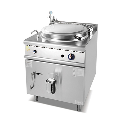 800×900×850 70 LPG/NG 전원 공급과 R13/4 가스 연결 가스 간접 재킷 끓는 레스토랑 요리 장비