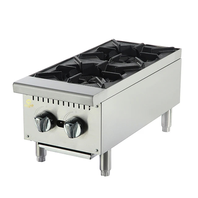 휴대용 가스 파스타 쿠커 스테인리스 스틸 6 번너 GL-K6015R 38KG - LPG/NG 공급