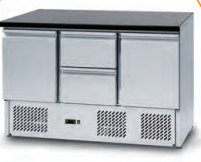 내부 닦은 코너 냉장 카운터 220V/50Hz 2.C-8.C 샐러드 CE/ETL/CSA 인증