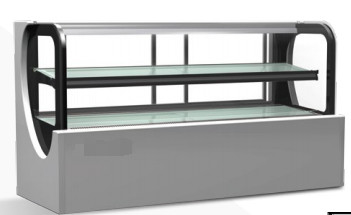 220V/50Hz 대리석/무화강 냉장장장고 듀얼 글래스 단열 케이크 디스플레이 스탠드