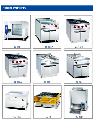 빠른 요리 결과를 위해 LPG 연료와 함께 강력한 11.7kw 가스 조리기