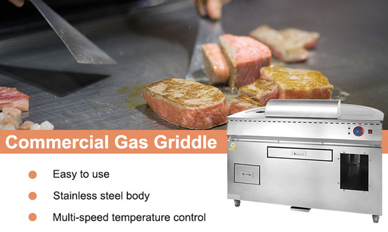 가스 테파나키 요리 장비 10kw LPG 2800Pa 중량용 일본 가드럴 그릴
