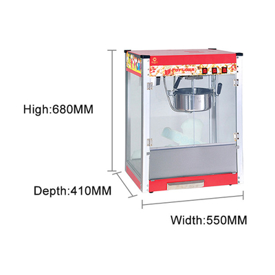 1.5KW 전기 팝콘 머신 220V-240V 가벼운 디자인