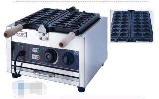 전기 와플 메이커 1.6KW 220-240V 완벽한 갈색 와플을 위한 상업적 베이킹 장비