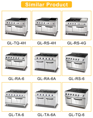 LPG 밸브 소음 낮은 온도 조절을 가진 레스토랑 부엌 요리 장비