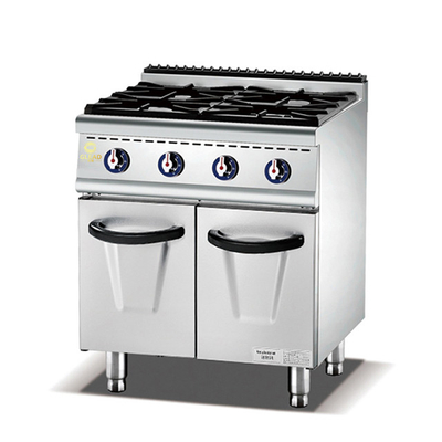 4pcs Burns 상업 호텔 장비 800*708* 850 100 LPG/NG 전력 3.5kw × 2 /5kw × 2
