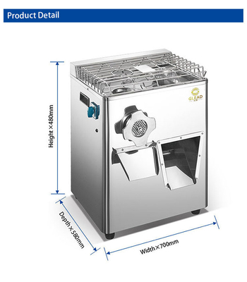 58x45x70cm 레스토랑 요리 장비 220V 50HZ 1단계 2.2KW