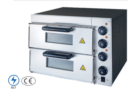 220V-240V 전압의 정밀 베이킹을 위한 상업용 스테인리스 스틸 피자 오븐