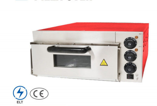 220V-240V 피자 오븐 스테인리스 스틸 은 기계 제어 패널