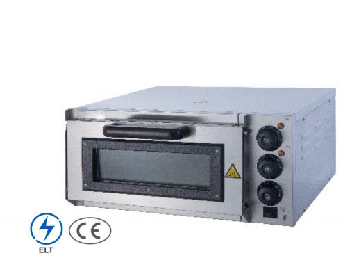 220V-240V 피자 오븐 스테인리스 스틸 은 기계 제어 패널