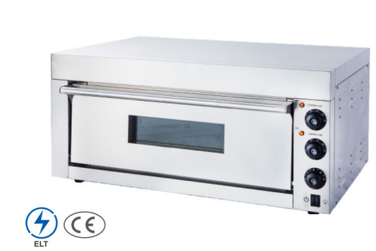 스테인리스 스틸 220V-240V 피자 오븐 50-300.C 템퍼 기계 제어 패널 베이킹