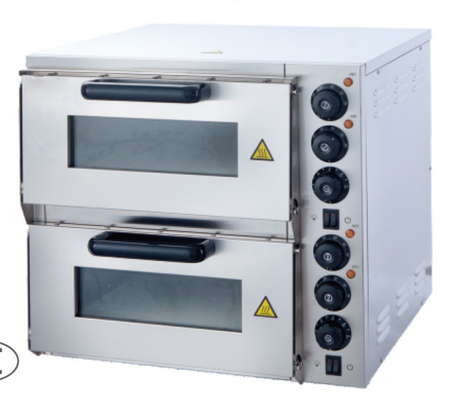 스테인리스 스틸 220V-240V 피자 오븐 50-300.C 템퍼 기계 제어 패널 베이킹