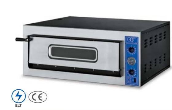 실버 스테인리스 스틸 220V-240V 주방 피자 오븐 50-300°C 온도 조절