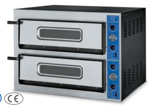 실버 스테인리스 스틸 220V-240V 주방 피자 오븐 50-300°C 온도 조절