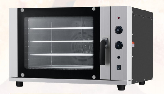 상업용 실버 스테인리스 스틸 오븐 0-350°C 온도 조절 220V-240V 전압
