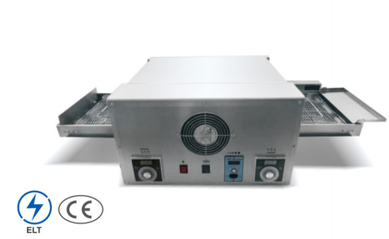 220-240V 은 스테인리스 스틸 피자 오븐 50-400 °C 온도 컨베이어 피자 오븐