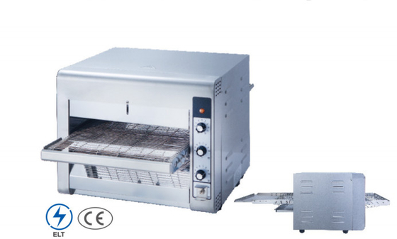 220-240V 은 스테인리스 스틸 피자 오븐 50-400 °C 온도 컨베이어 피자 오븐