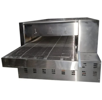 220-240V 스테인리스 스틸 컨베이어 피자 오븐 기계 제어 패널 50-400 °C 템프 은 마무리