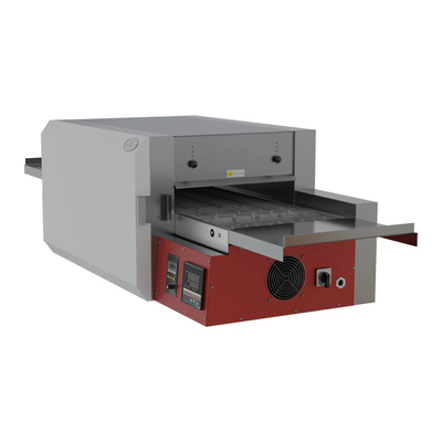 220-240V 스테인리스 스틸 컨베이어 피자 오븐 기계 제어 패널 50-400 °C 템프 은 마무리