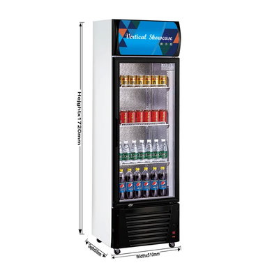스테인리스 스틸 0~10 온도 음료 디스플레이 냉각기 1300L 부피 220-240V 전압