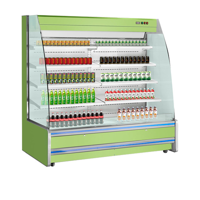 상업용 스테인레스 스틸 음료 디스플레이 냉각기 1300L 부피 220-240v 전압 0~10 온도